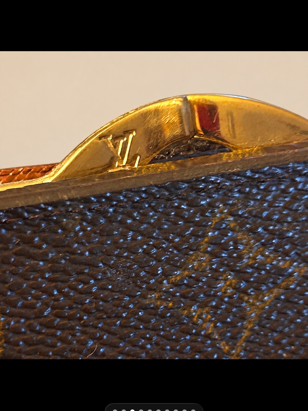 LOUIS VUITTON Portemonnaie Viennois Monogram KISSLOCK Wallet w/ COA - Picture 4 of 12